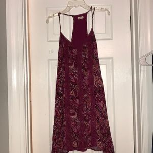 Pink floral holister dress